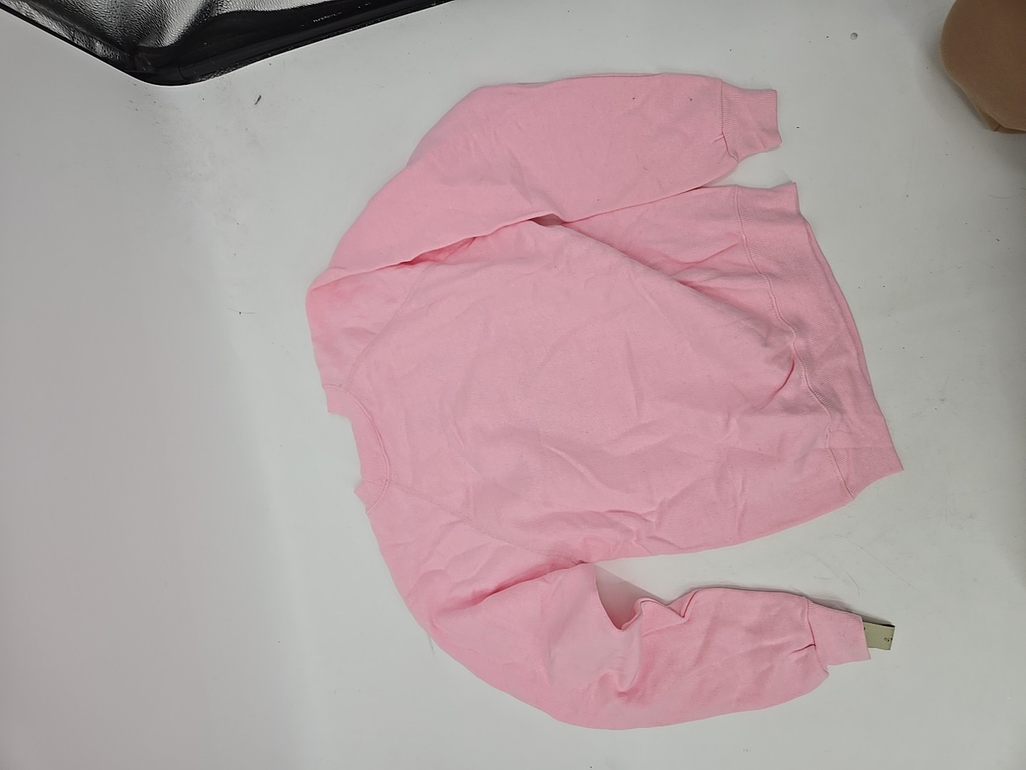 Vintage Deadstock 1980s Pink Sweatshirt, Think Irish, Hanes L 14-16 Womens Xs