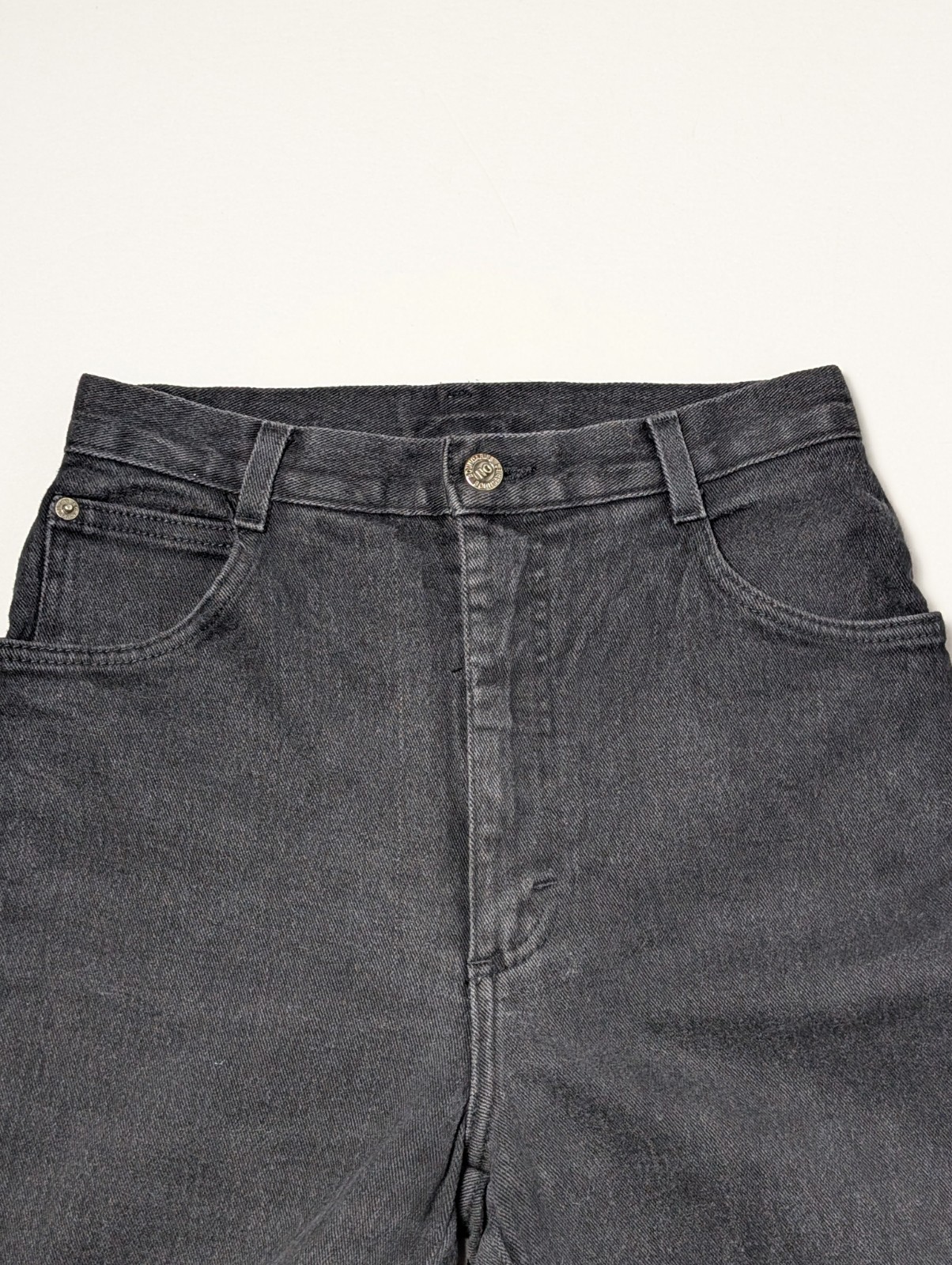 Vtg. 1980s-1990s Women’s No Boundaries Black Slim Fit No Stretch Jeans Size 9/10