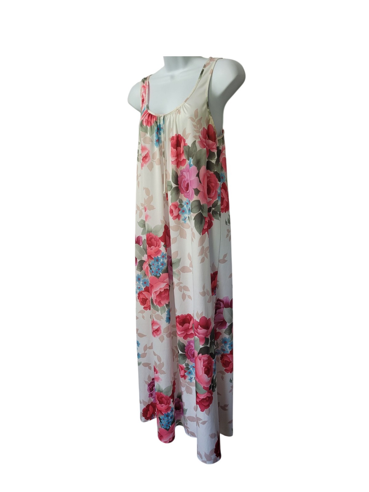 Vintage 60’s Travel-Lite By Boutique Gown M Colorful Fun USA Roses