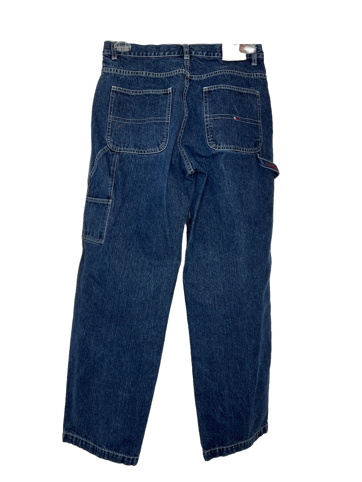 Vintage Tommy Hilfiger Carpenter Jeans Women 31×30 Blue Relaxed Baggy Y2K Tag 10