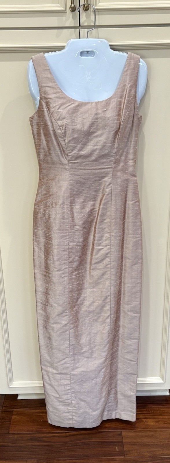 Watters Vintage Dupioni Silk Bridesmaid Dress Size 4 Champagne