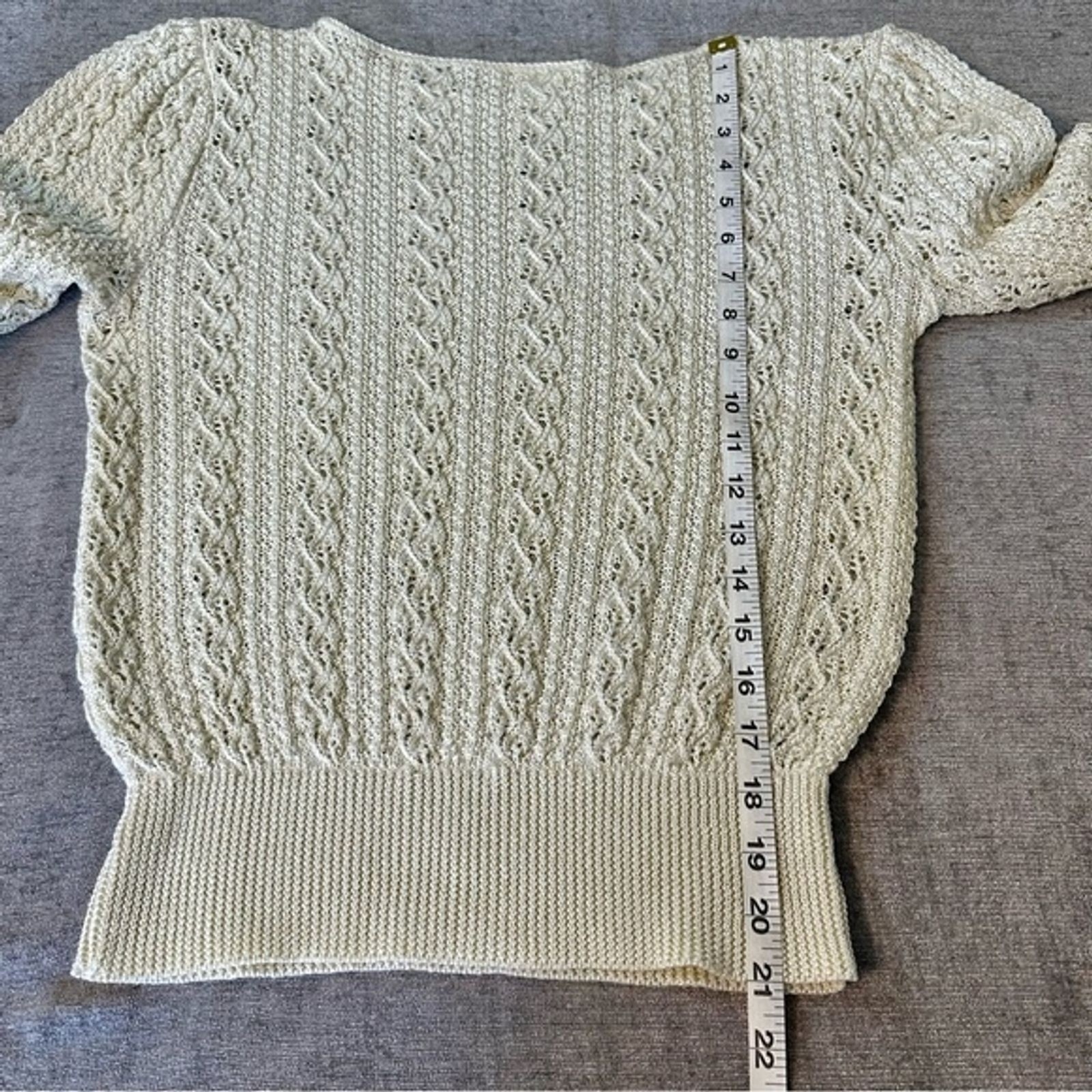 Vintage Vivanti Cottagecore Crochet Sweater Set 70’s Grandmacore