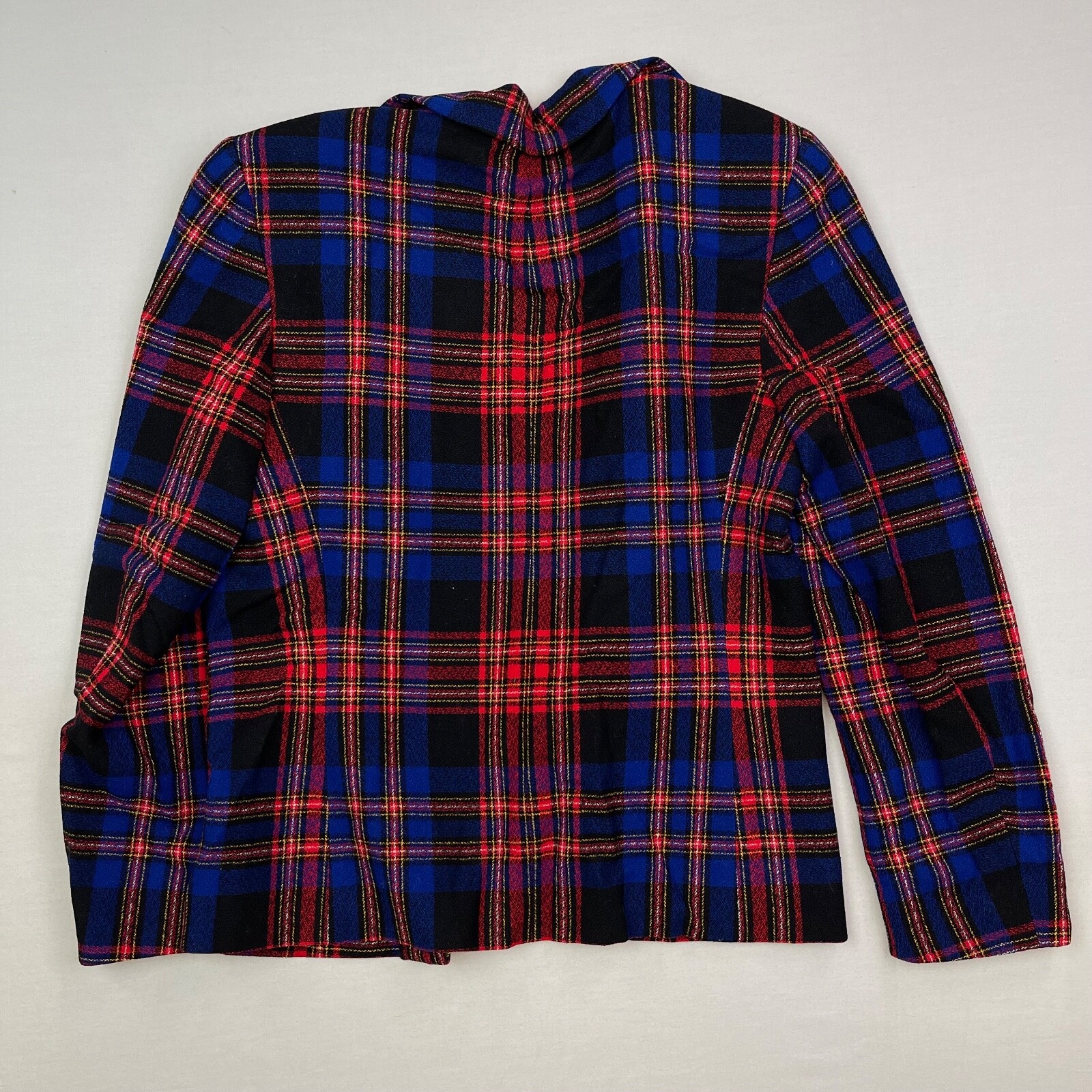 Pendleton Classic Wool Blazer Womens 10 Plaid Lined Jacket Casual Business