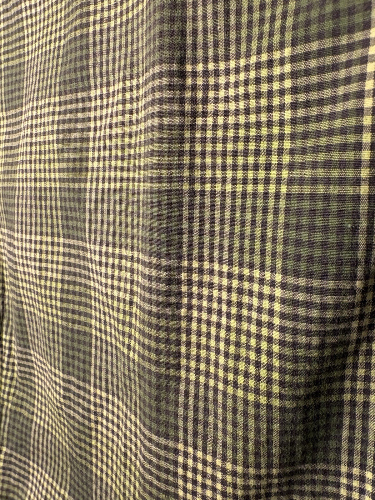 VTG Plaid dress Venezia Green Summer Dress Sz 16 Stretch Y2K Lightweight 38/38