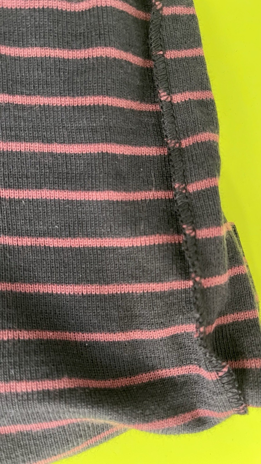Vintage Sonia Rykiel 1980 Kimball tag NEW Long Sleeve Red Stripes Cotton Top SZ0