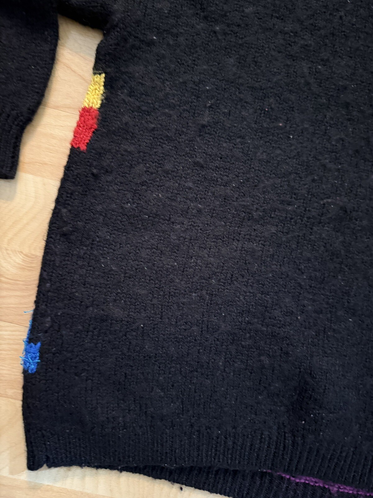 Vintage Rochelle California Colorful Geometric Acrylic/wool Woman’s Sweater XL