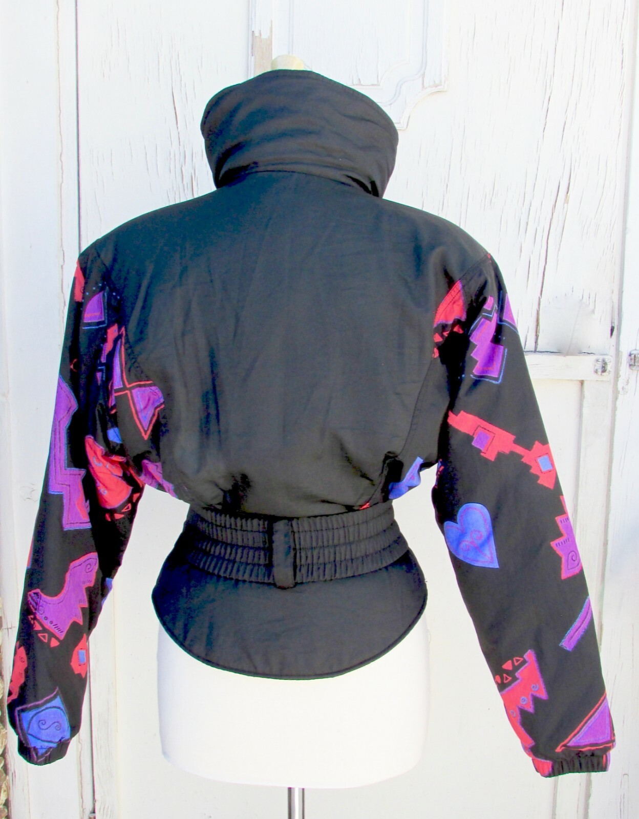 Vintage Nils Women’s Ski Jacket Geometric 80’s size S