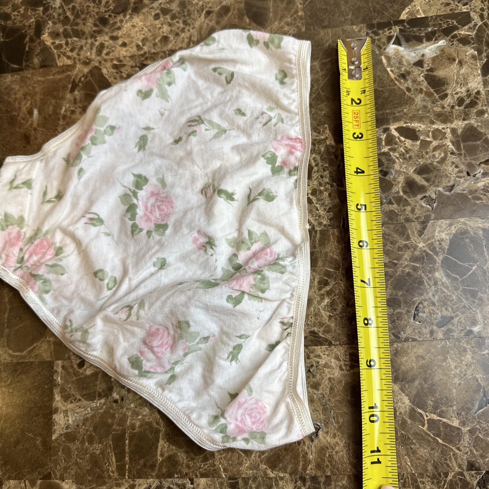 NWOT VTG 80s 90s Floral Coquette Sissy Bikini string lacy panties Kawaii Sz M!!