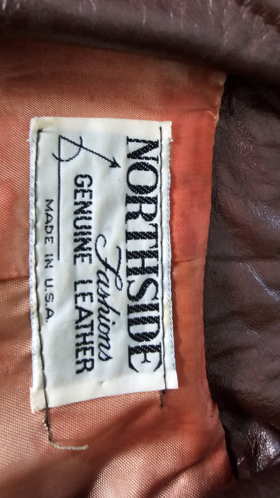 Vintage Northside Fashions Genuine Leather Jacket – Made in USA , Size S