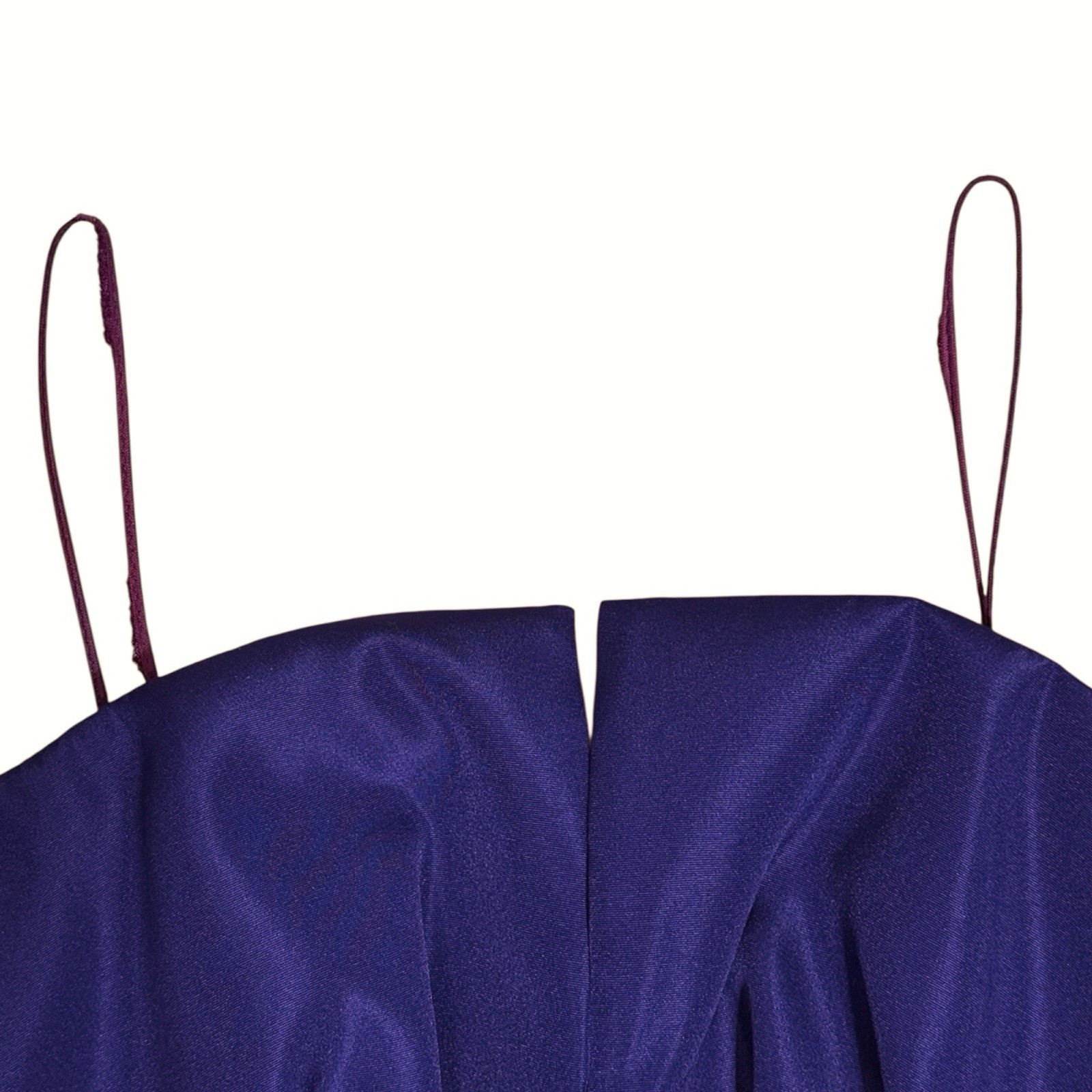 Vintage HUEY WALTZER for Darcy jewel tone purple and teal party dress size XS/2