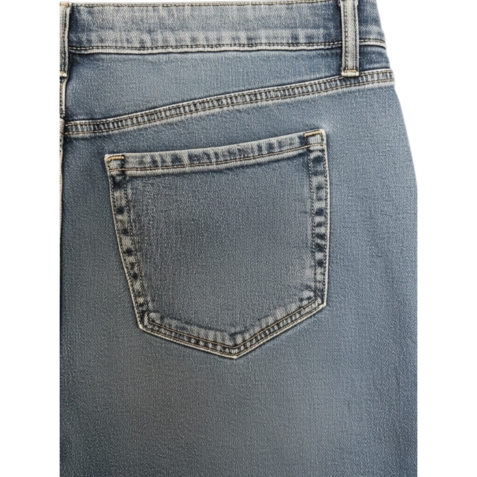Hollister Curvy High Rise Jeans W35S Vintage Stretch Light Wash