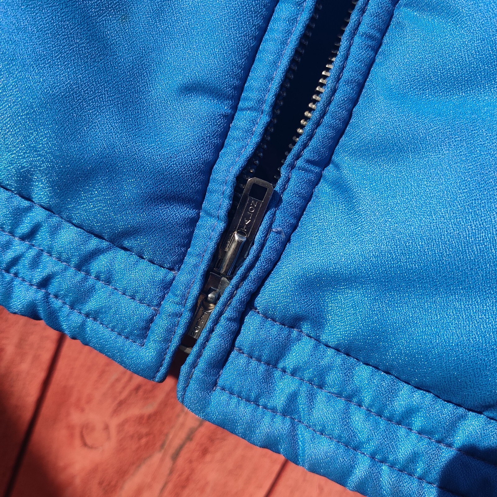 Vintage Roffe Women’s Ski Sally Jacket Coat Bright Blue Sz Medium