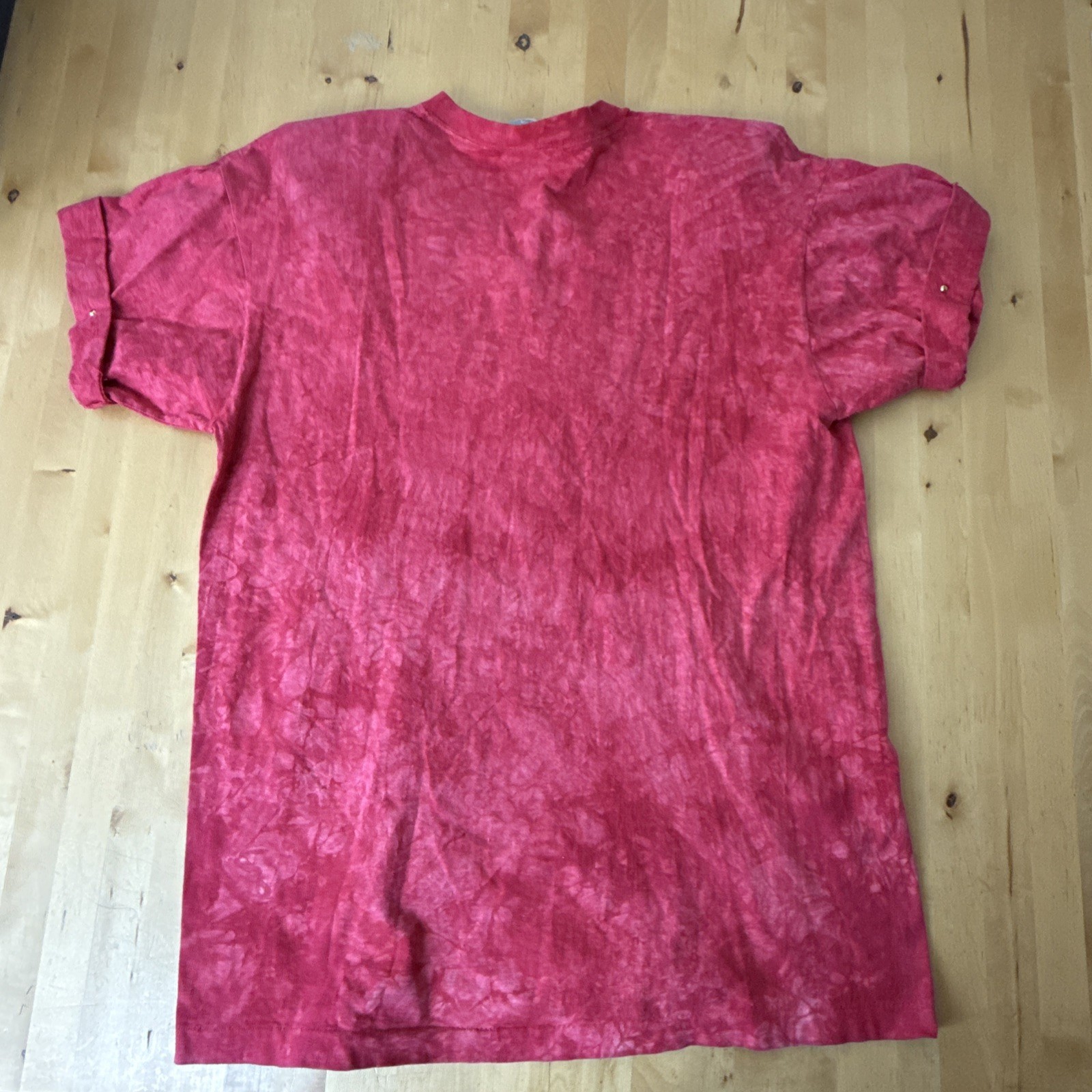 VTG Cover Charge Womens Top Embellishments Pink Tie-dye Shoulder Pads 80’s USA