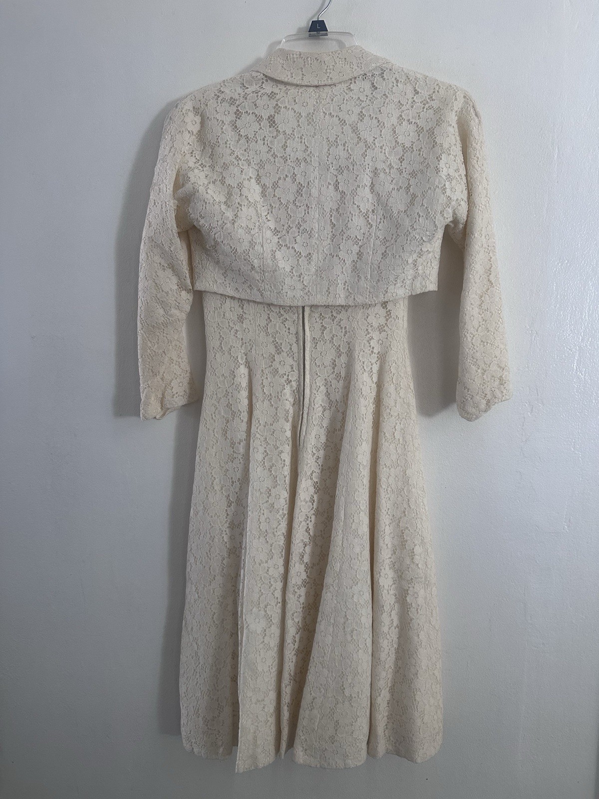 Rare Mint 1958 Vintage Lorrie Deb San Francisco Lace Two-Piece Set W/ Note Lace