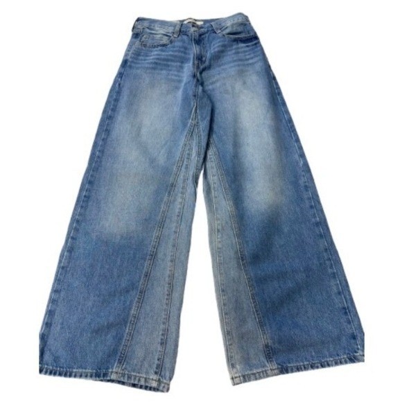Levis 94 Baggy Wide Leg Jeans Light Wash Y2K Retro 90s Skater Denim