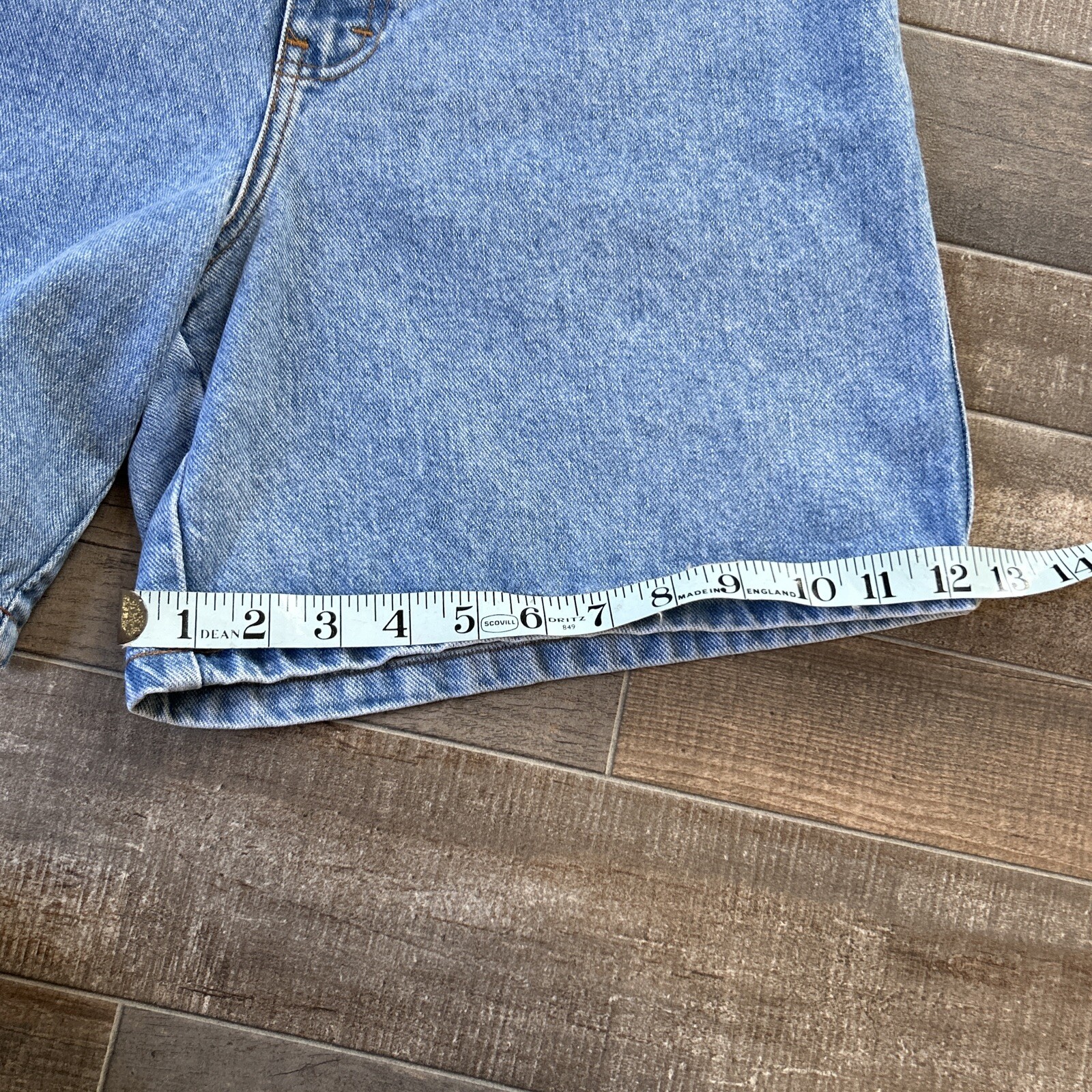 Vintage JOU JOU 90s BLUE JEANS DENIM SHORTS HI-WAIST CUTE!! Mom￼ Jean 11/12
