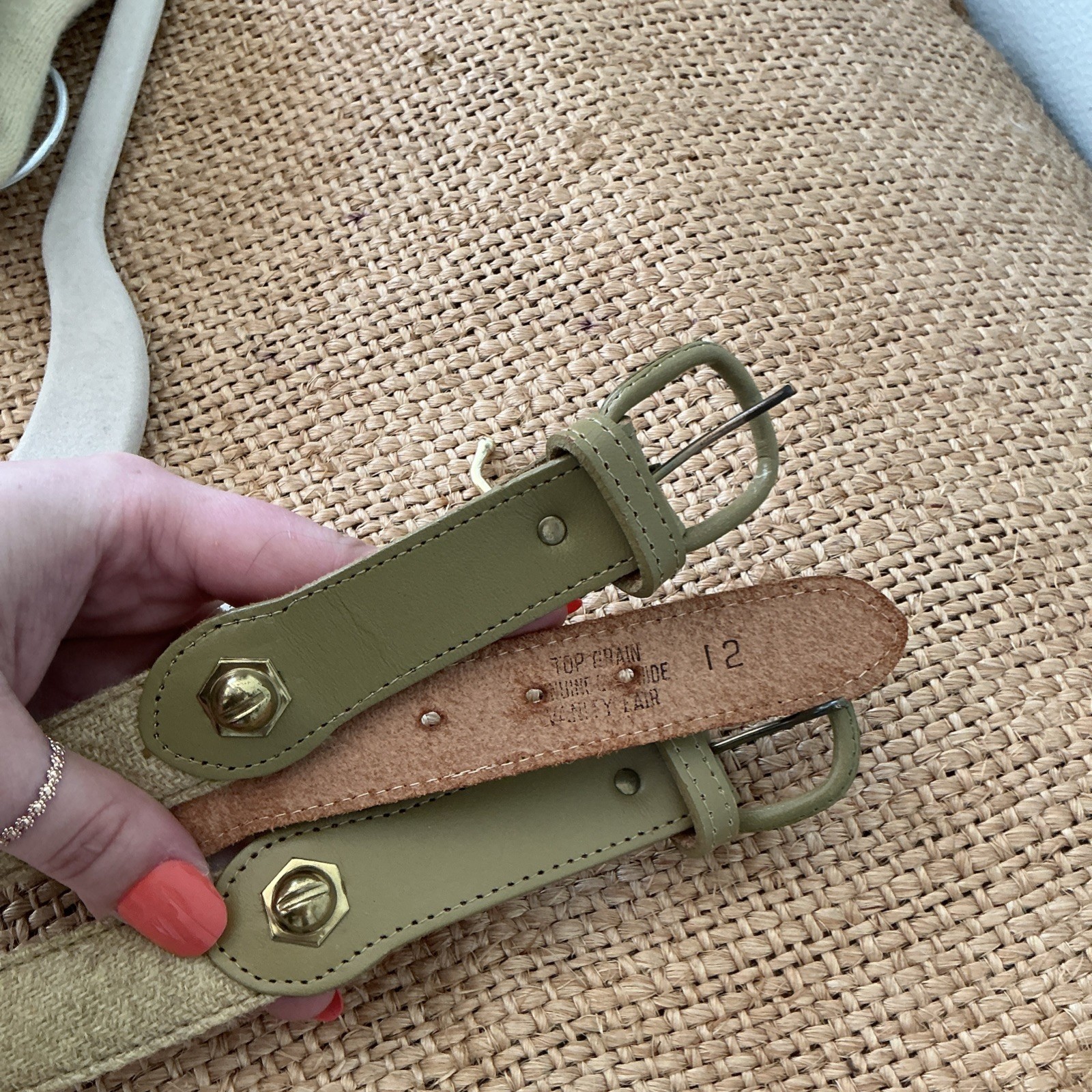 Vintage 1950s Joyce of Chicago Mid-Century Wool Vest & Trouser Set Original BELT