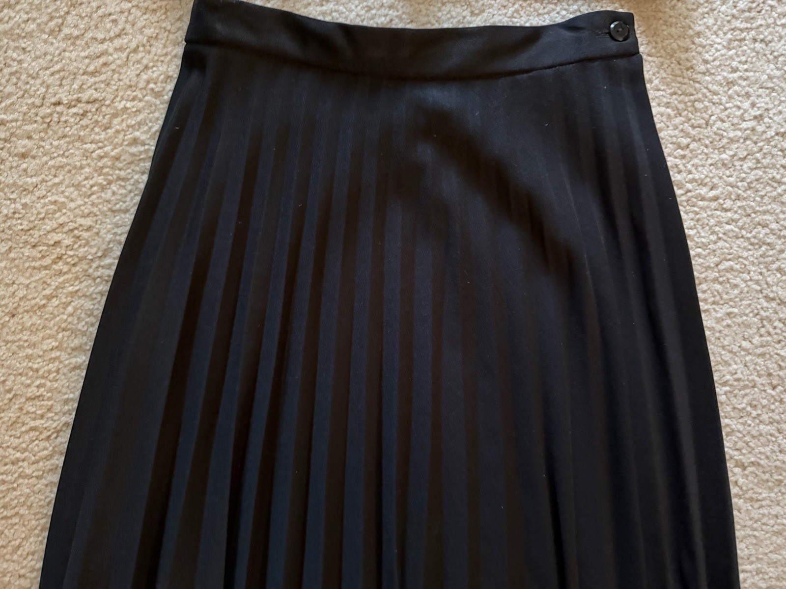 Vintage 9/10 Long Pleated Skirt & Matching Top USA Polyester