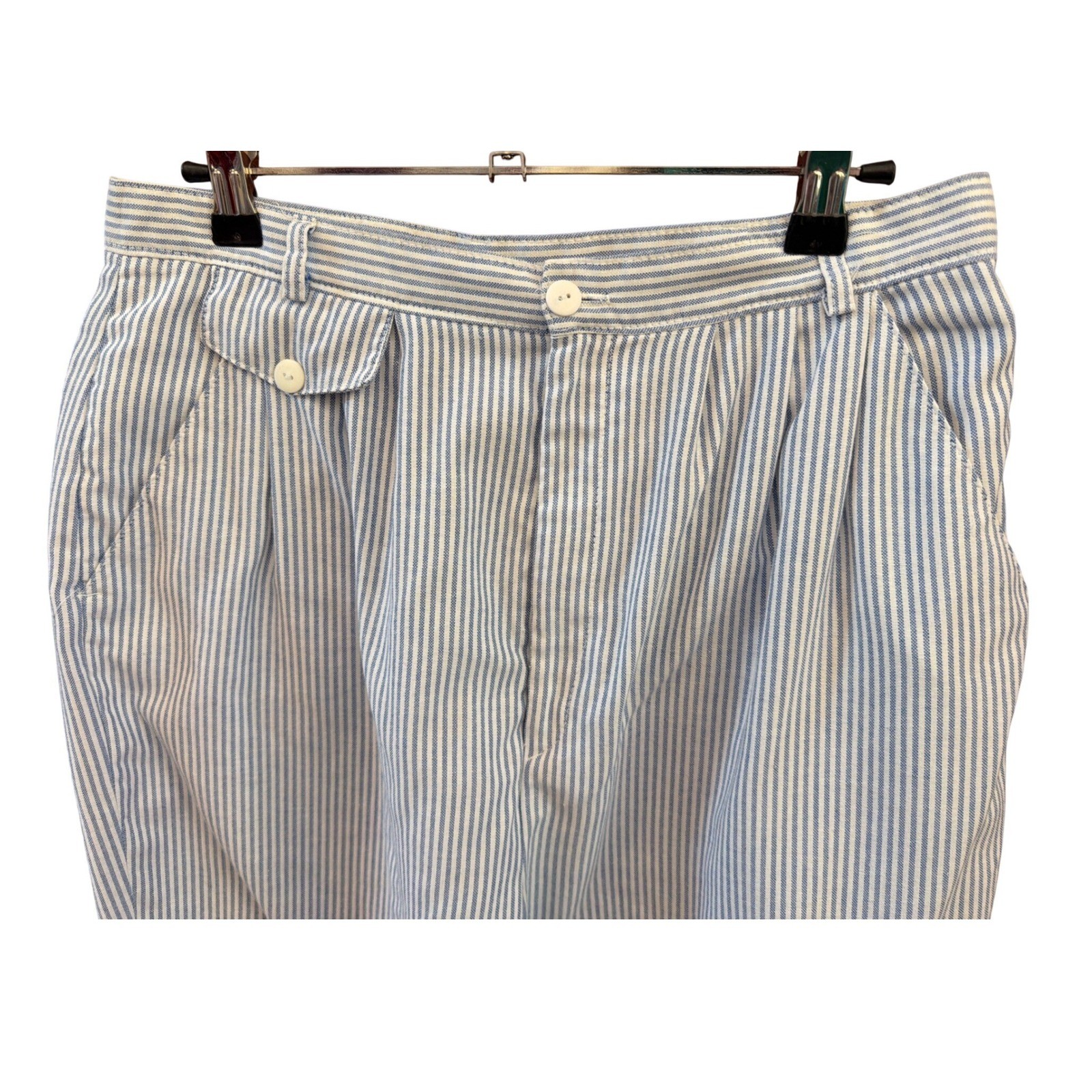 Vintage Carriage Court Pinstripe Pants Coastal Preppy Academic Office Wear Retro