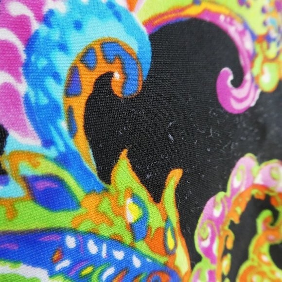 Vintage Mod Paisley Summer Tube Top Twisted Bustier Built In Bra Grunge Fairy 12