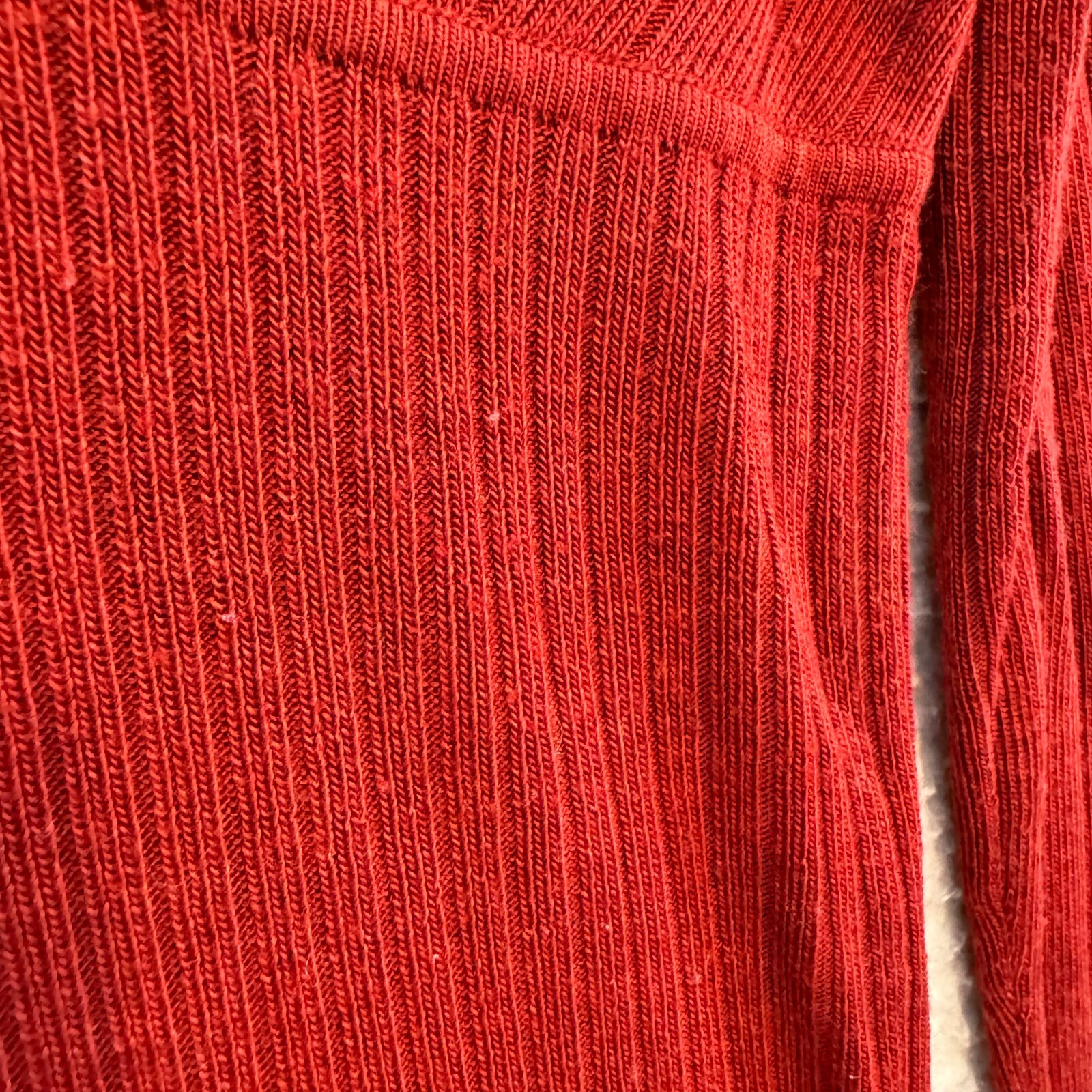 Y2K Vintage Top Small Medium Red Knit Long Sleeve Bella Swan Boho Fairy Grunge