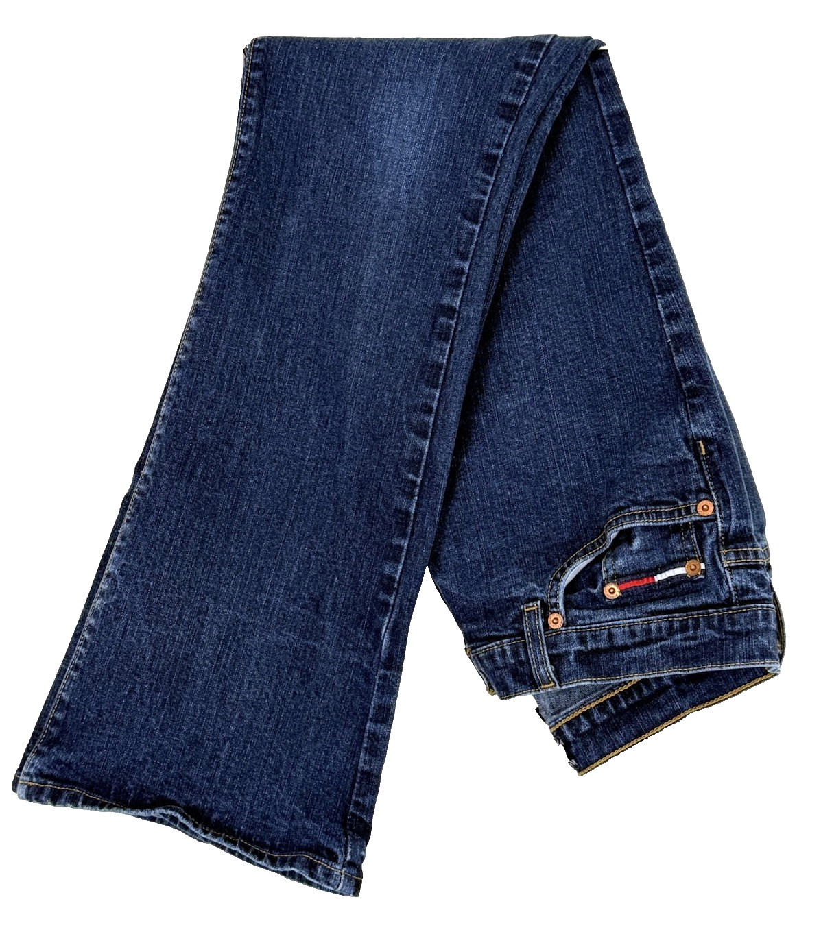 Tommy Jeans Womens Size 11/31 Jeans Vintage Logo Slight Boot 5 Pocket Classic