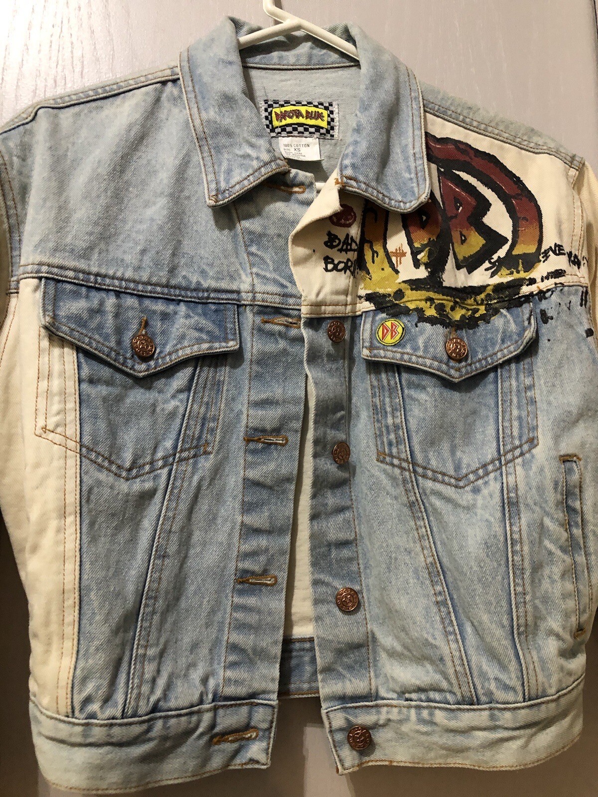 Blue Jean Jacket, Dakota Brand, Xsmall, 100% Cotton, Vintage, Great Condition