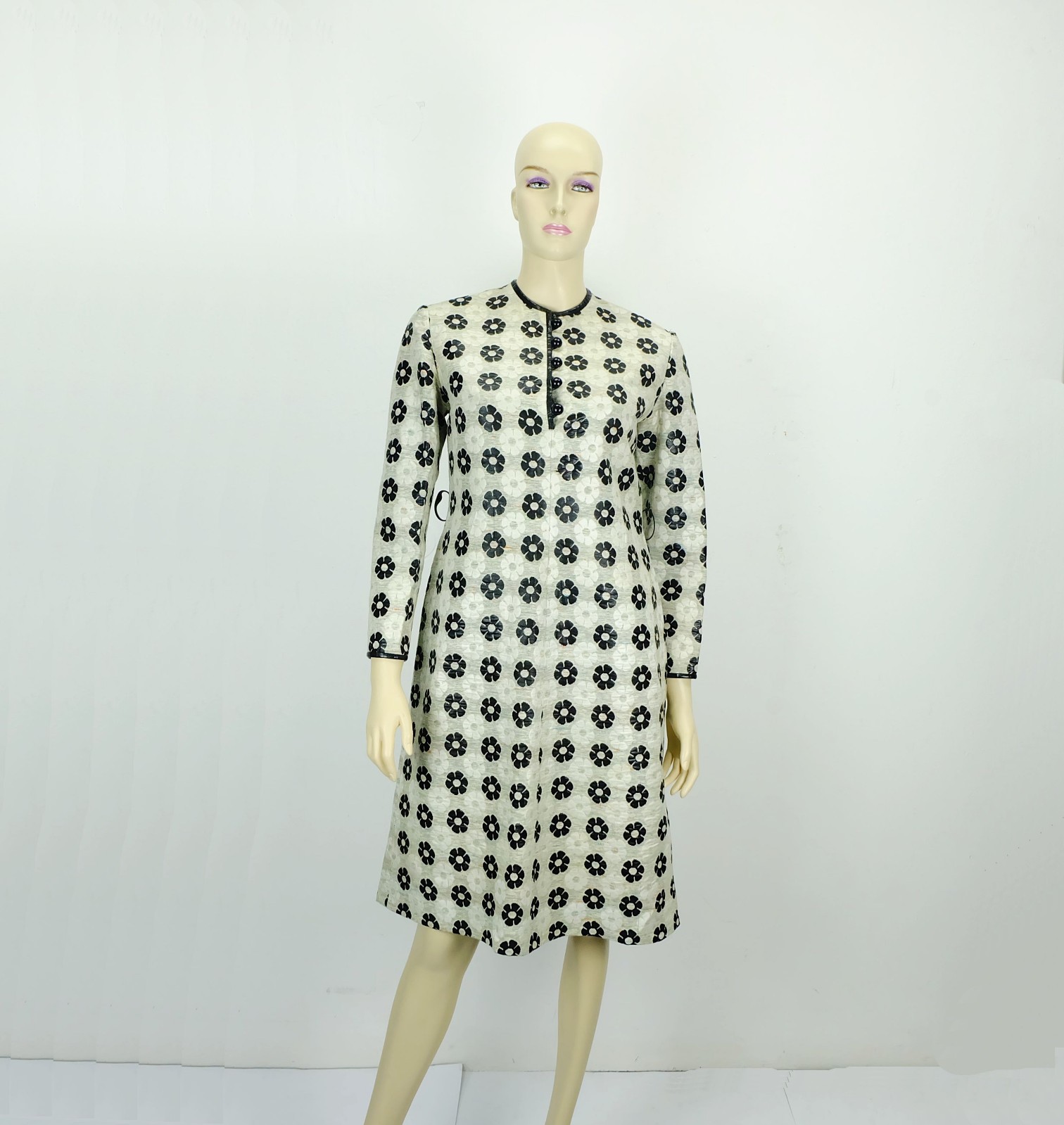 Great unusual 60s dress size 36 mod dress pop era twiggy era