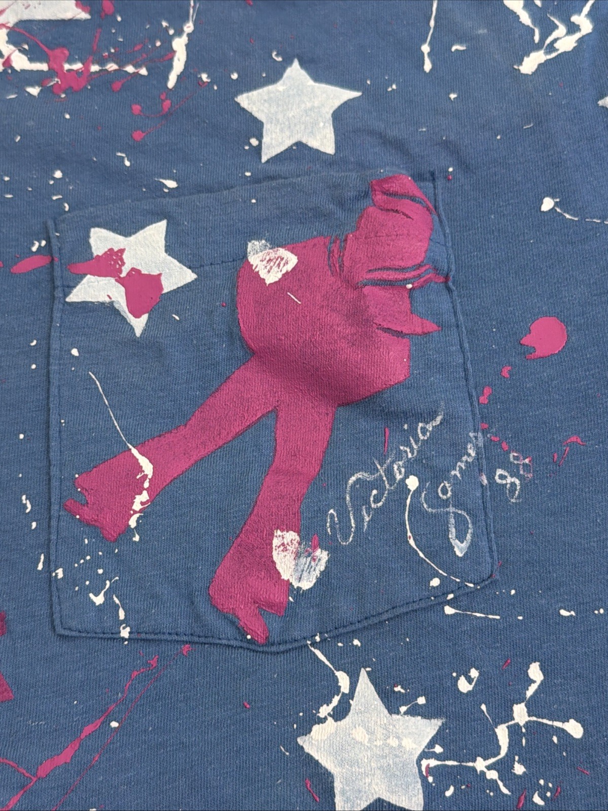 Vtg 1988 Victoria James Signed Wearable Art Fruit Of The Loom Single Stitch – XL