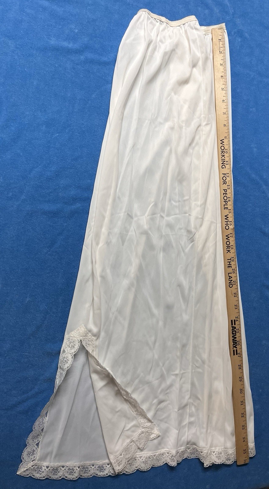 Vintage J C Penney Long White Slip 34/12 LL & Lorraine Long Half Slip Size M