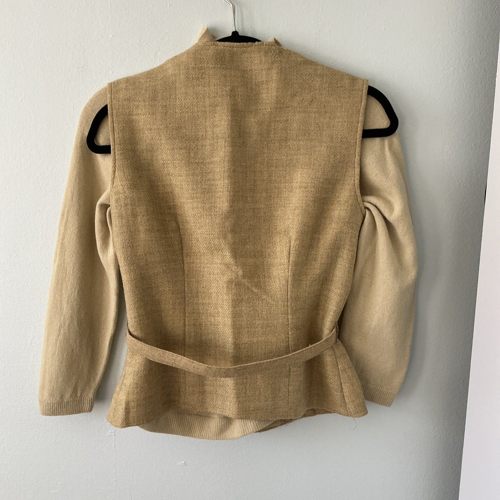 Vintage 1950s Joyce of Chicago Mid-Century Wool Vest & Trouser Set Original BELT