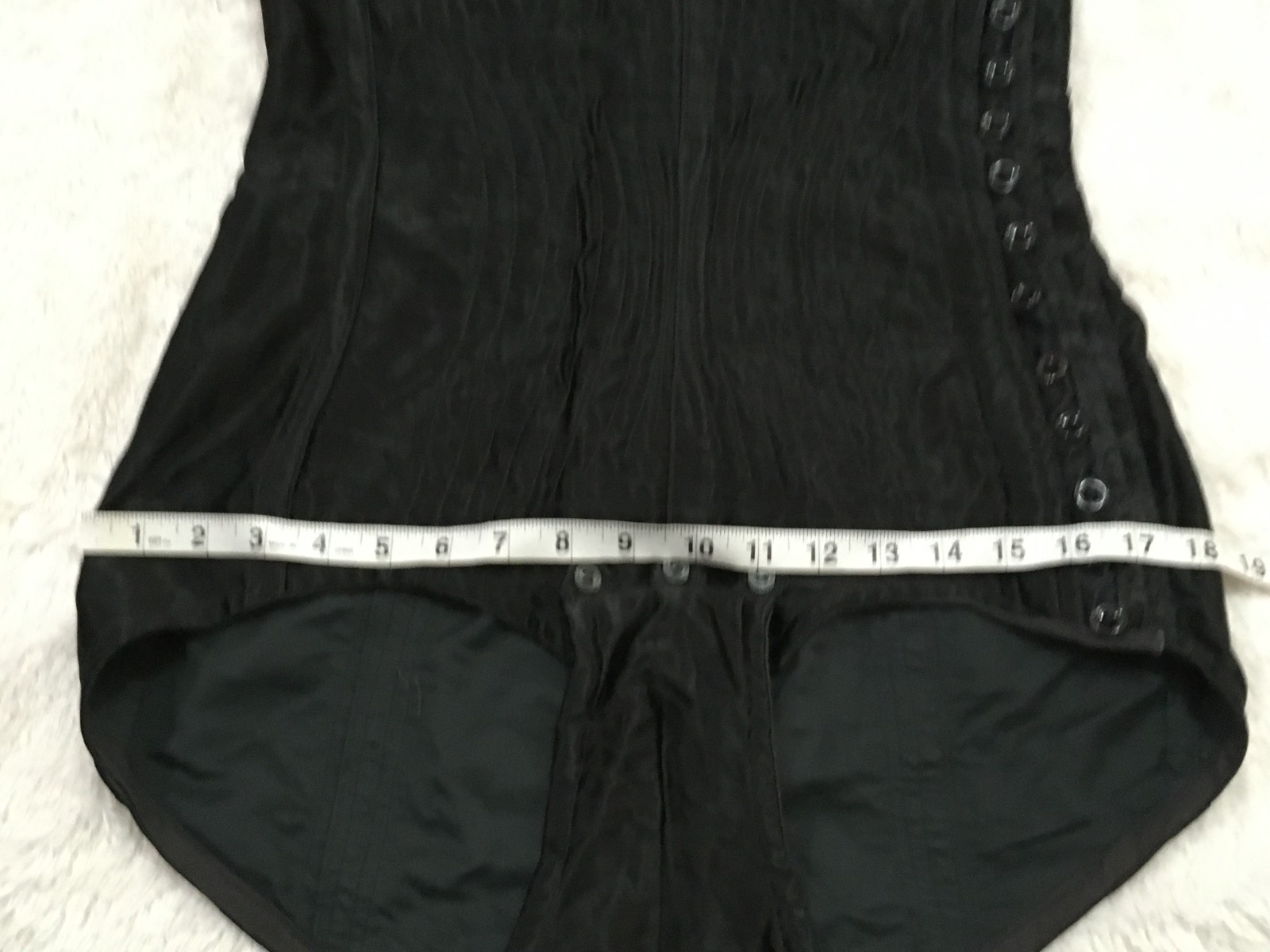 RARE Vtg Antique 20s 1930s? SATIN All in One Girdle Bodysuit Body Shaper BUTTONS
