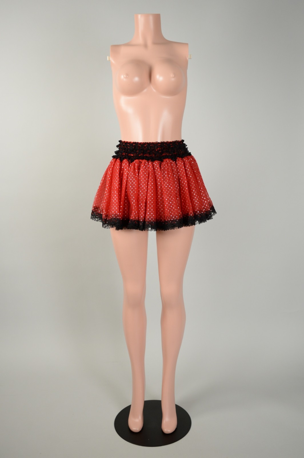 Sams Ultra Feminine Extra Fancy Short & Sassy Petticoat – Red Sparkle