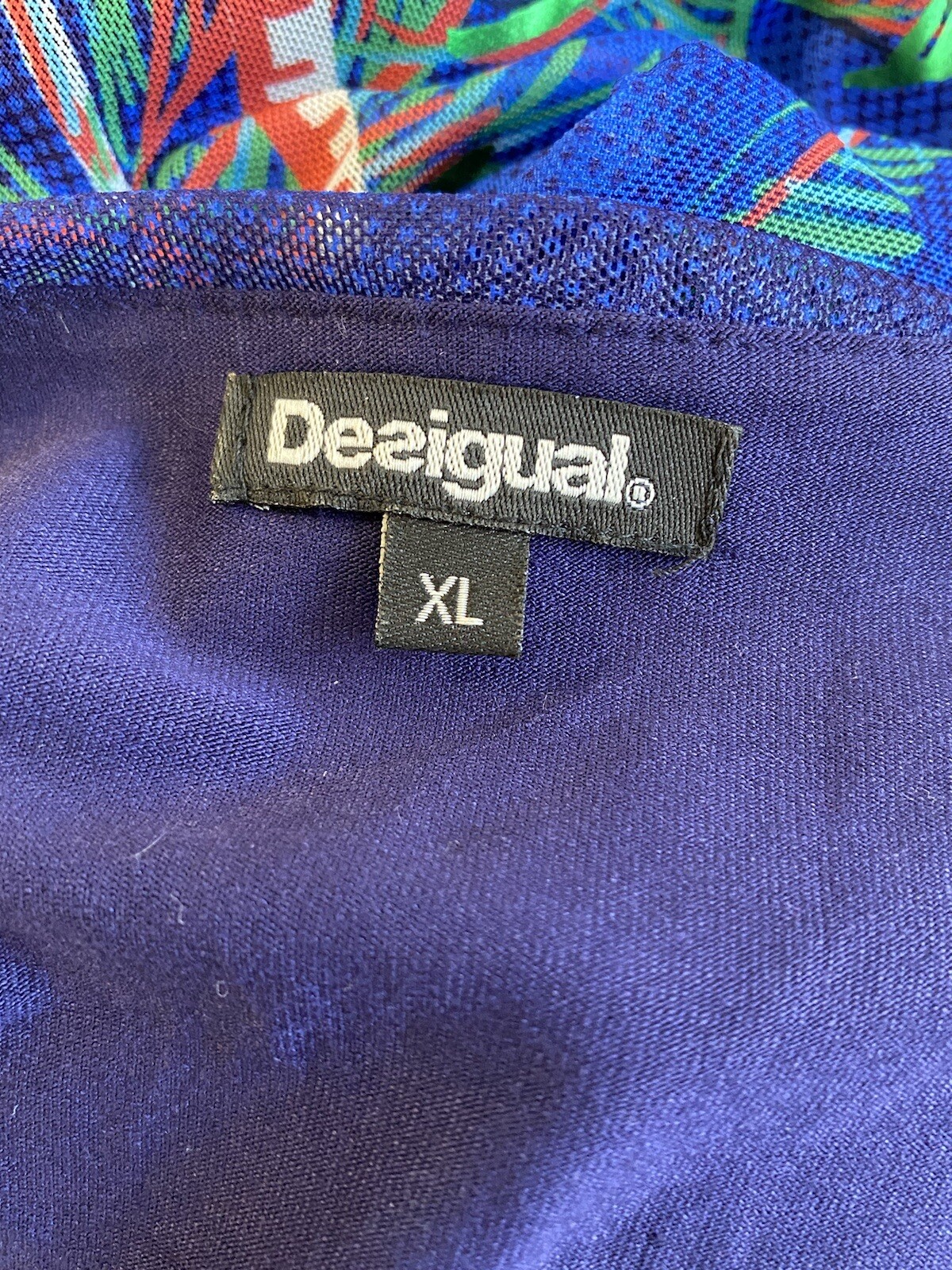 DESIGUAL JERSEY TOP WOMEN SHIRT WOMAN VINTAGE JHD7374