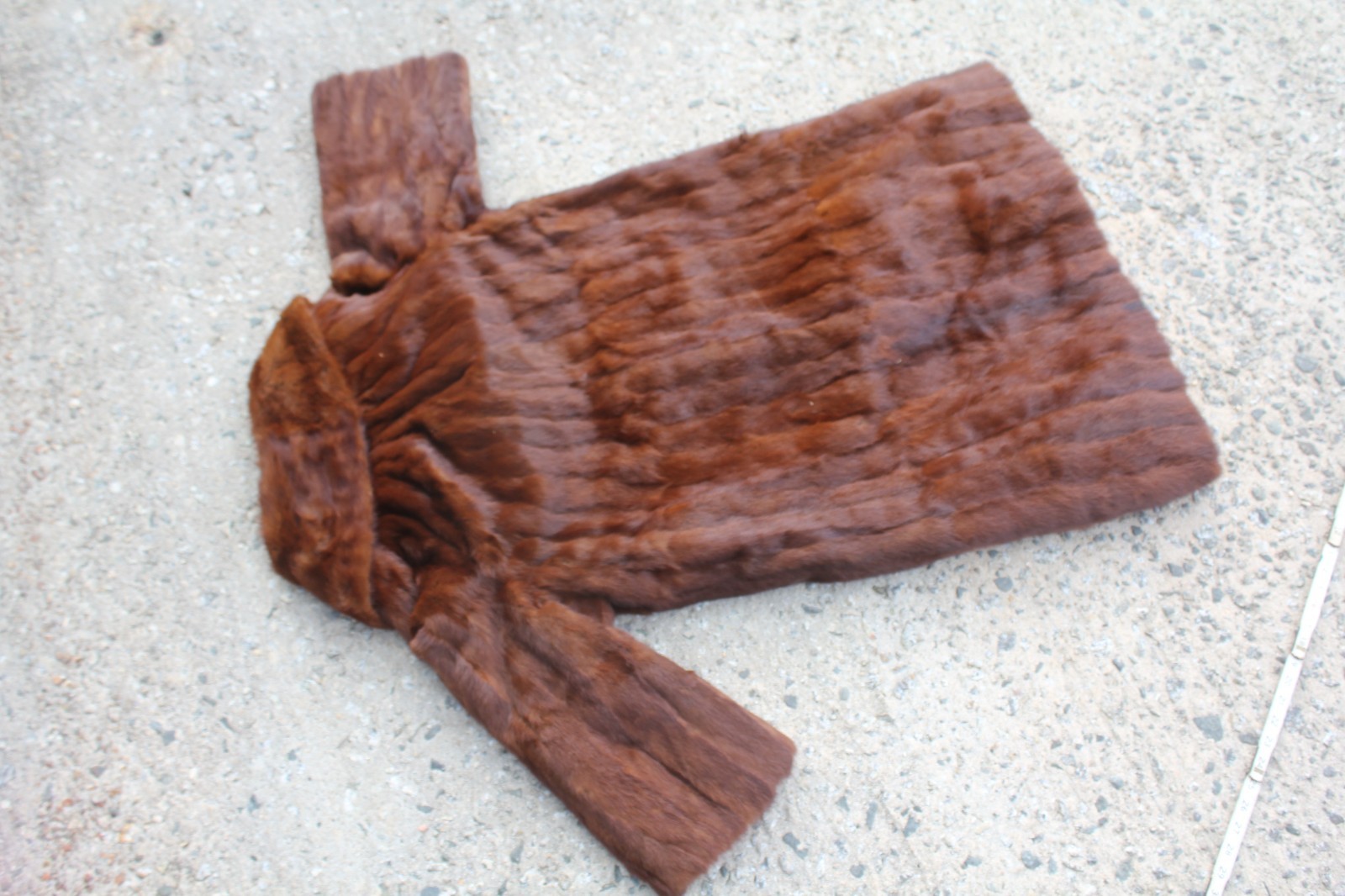Vintage Koslows Genuine Mahogany Mink Mid Length Fur Coat Forth Worth S/M? LOOK