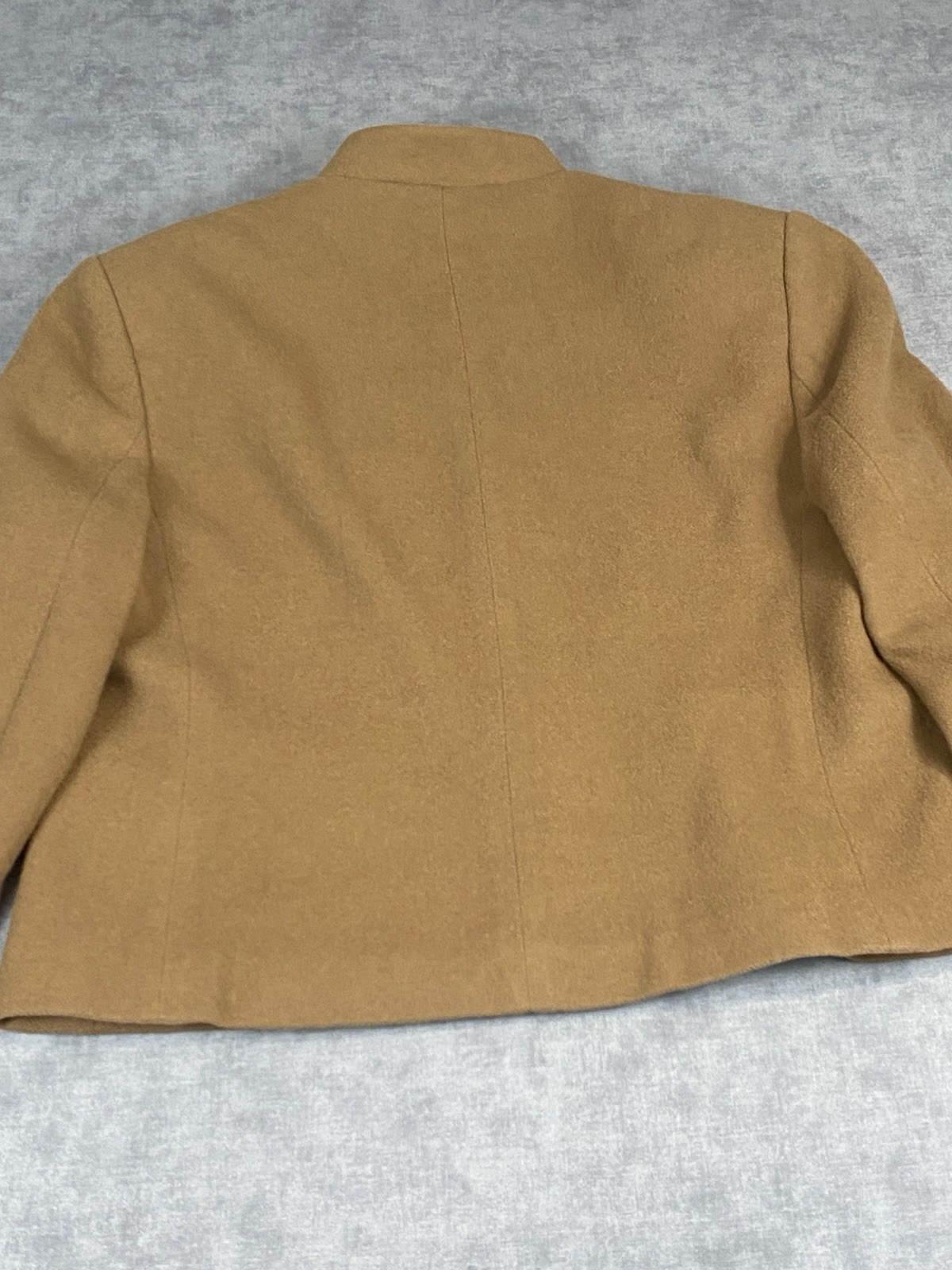 Vintage Corbin Collection Camel Hair Blazer USA Women’s Sz 12 Tan Jacket