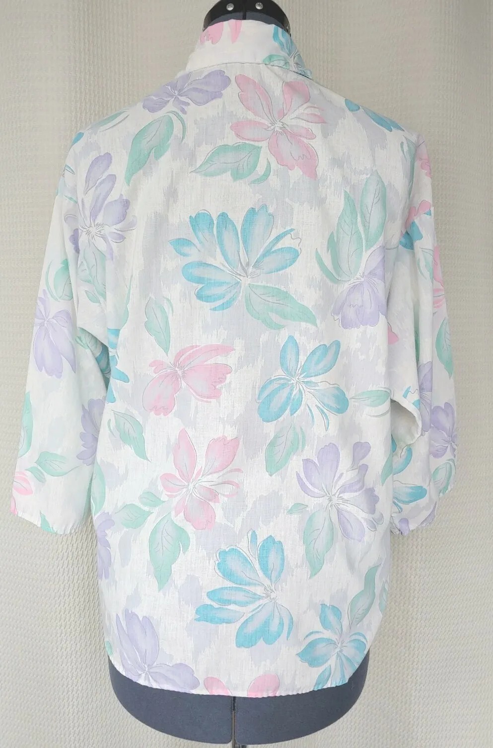 Vintage Ardmore Pastel Floral Button Down Shirt Size Medium