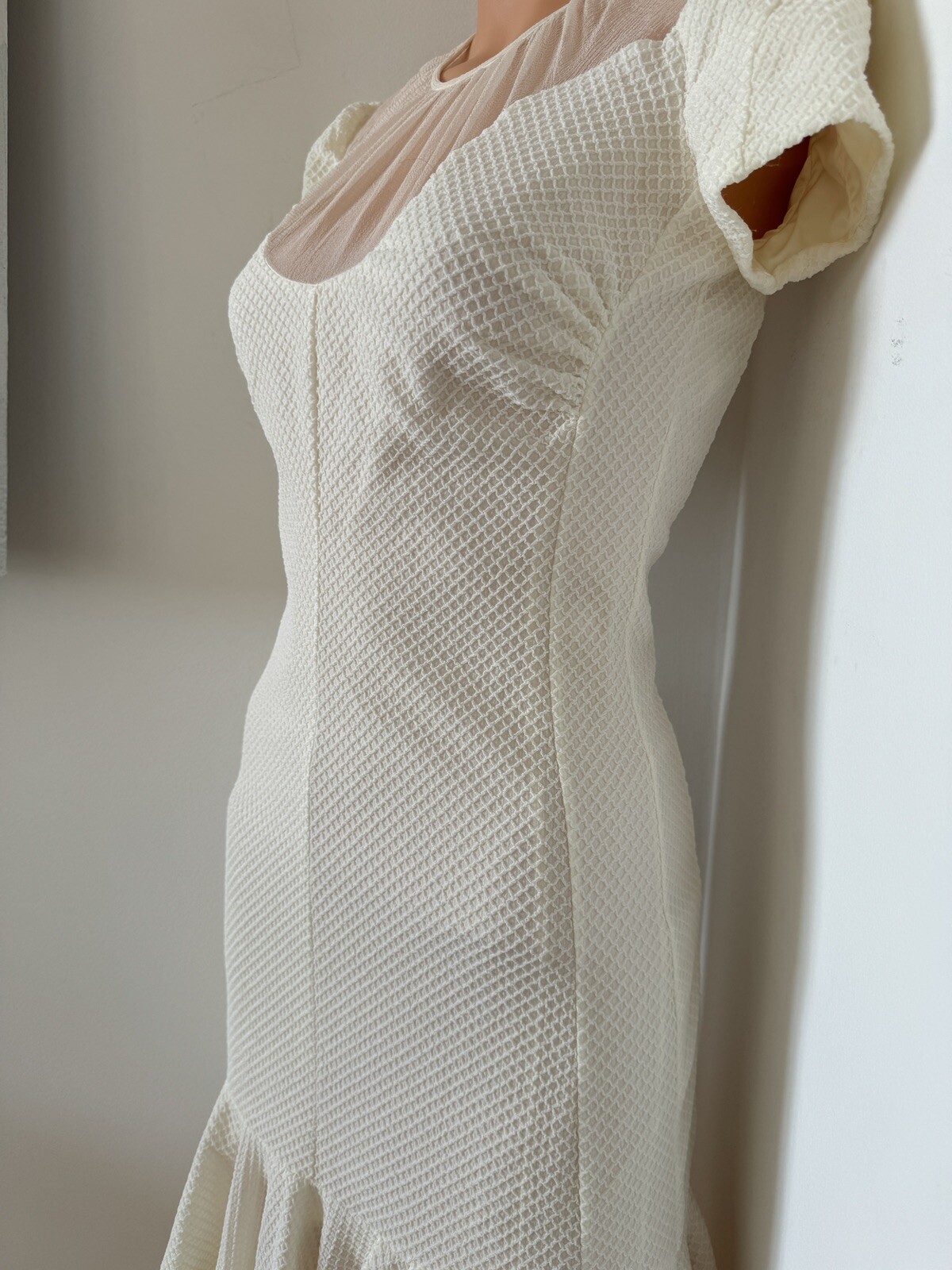 Dress bubble Balloon White Ivory Mini Cocktail 4 Cute Nina Ricci Birthday Girl