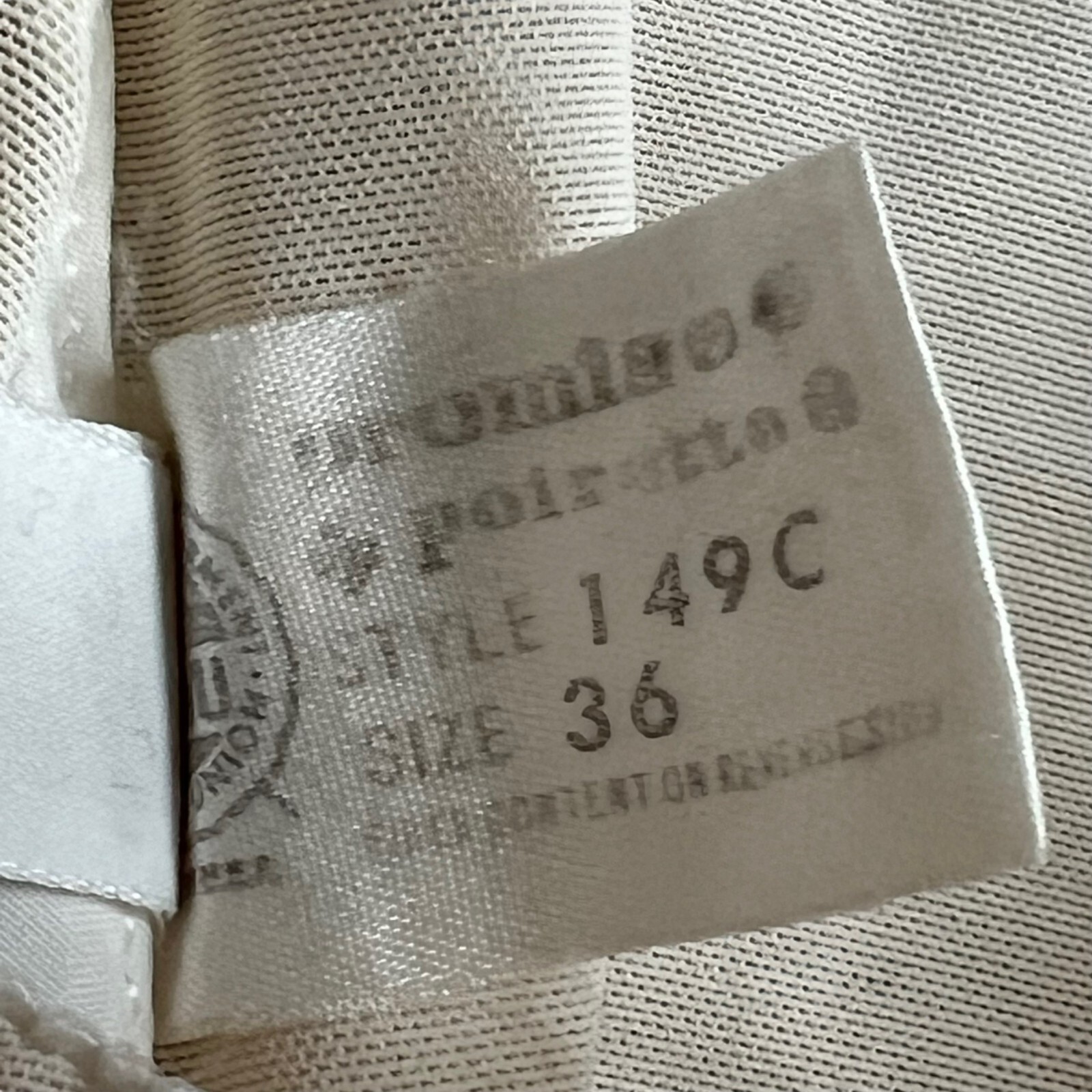 Dolores for Poirettes Lace Push Up 36 Style 149C Vintage Union Made Bodysuit