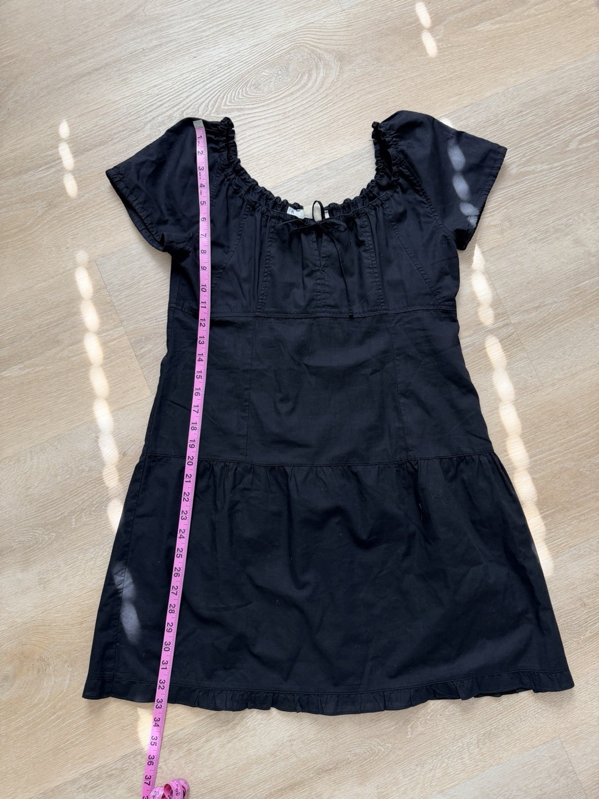 RARE Vintage 90s New Man France Cotton Peasant Dress French Cottagecore S-M