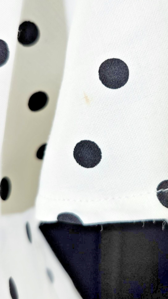 Vintage 1980’s „ASHLEE” Polka Dot Sheath Party Dress-Size 8