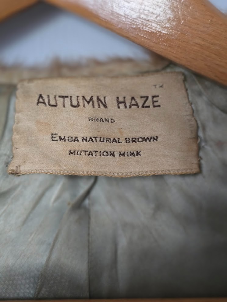 Mink stole vintage EMBA „Autumn Haze” A beauttful color.