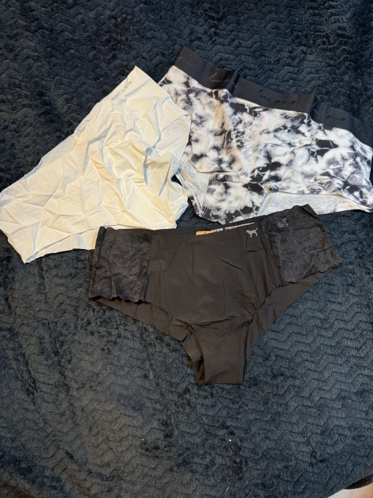 NWT XL VICTORIAS SECRET SATIN NYLON COTTON LACE LOT BULK HIPSTER BIKINI 17