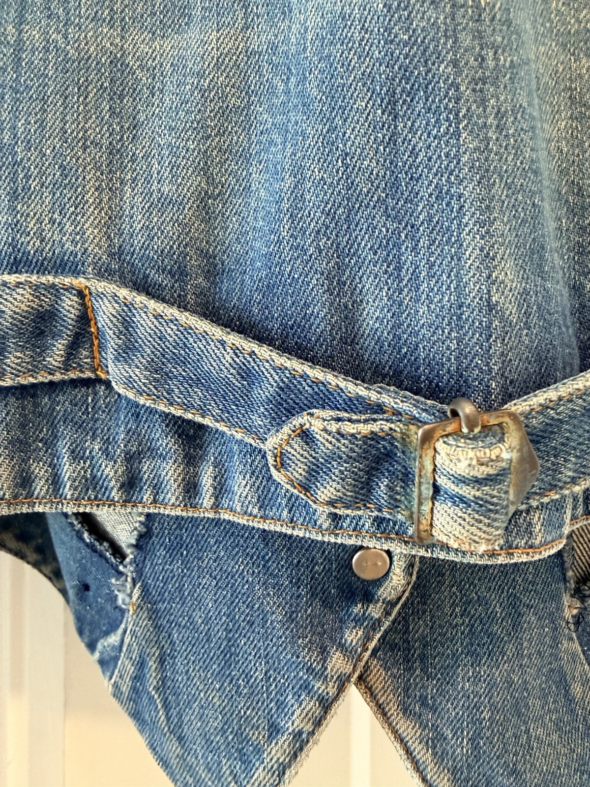 Vintage 70s Ralph Lauren Western Wear Denim Vest 1970s RRL Country Southwest USA