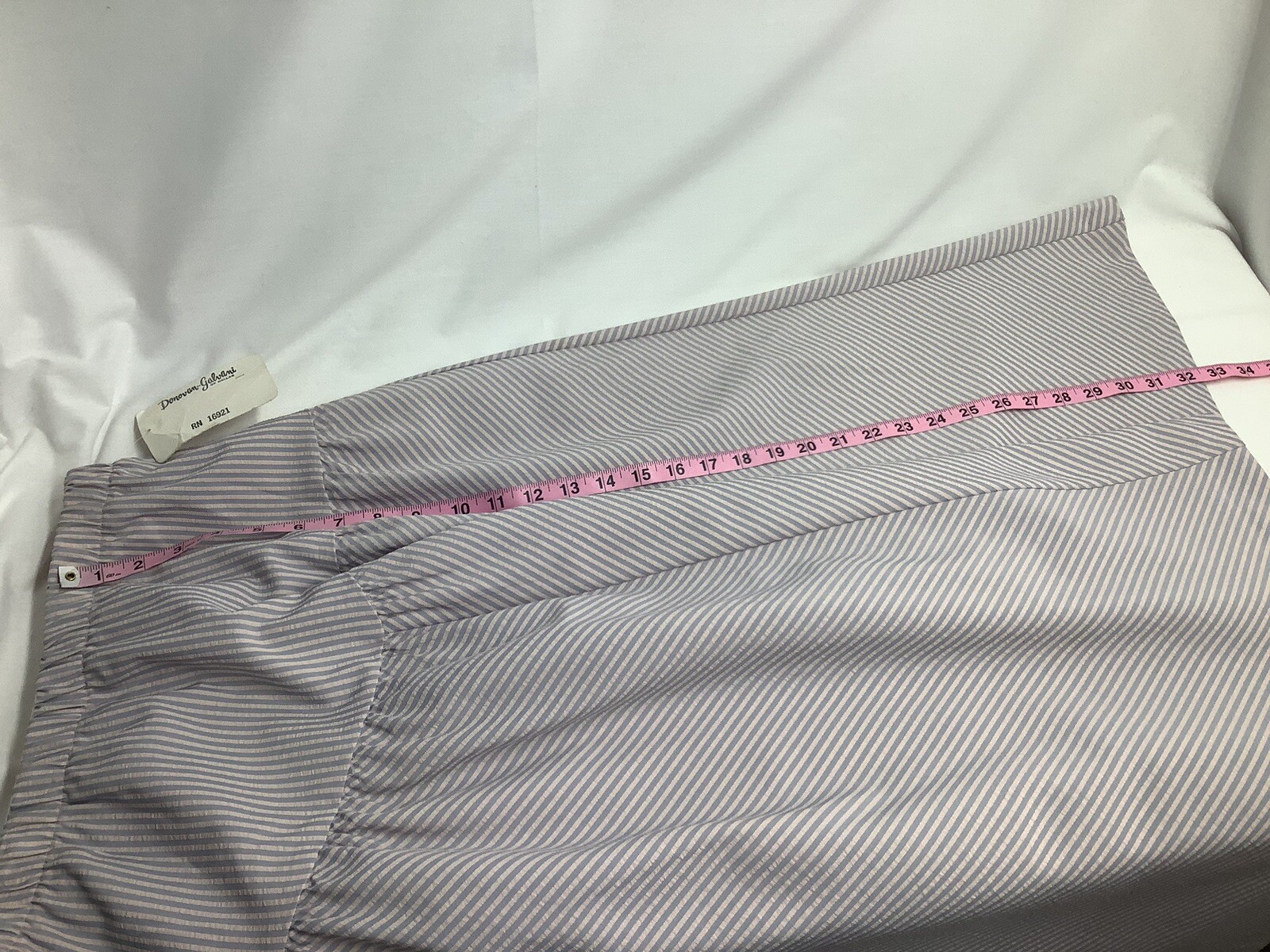 Donovan Galvani Dallas Skirt Womens 12 Pink Blue Vintage MFC230803/SkP1