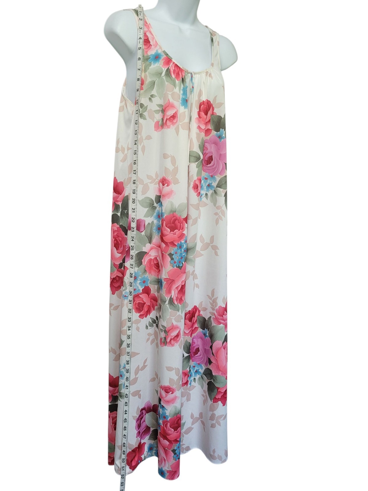Vintage 60’s Travel-Lite By Boutique Gown M Colorful Fun USA Roses