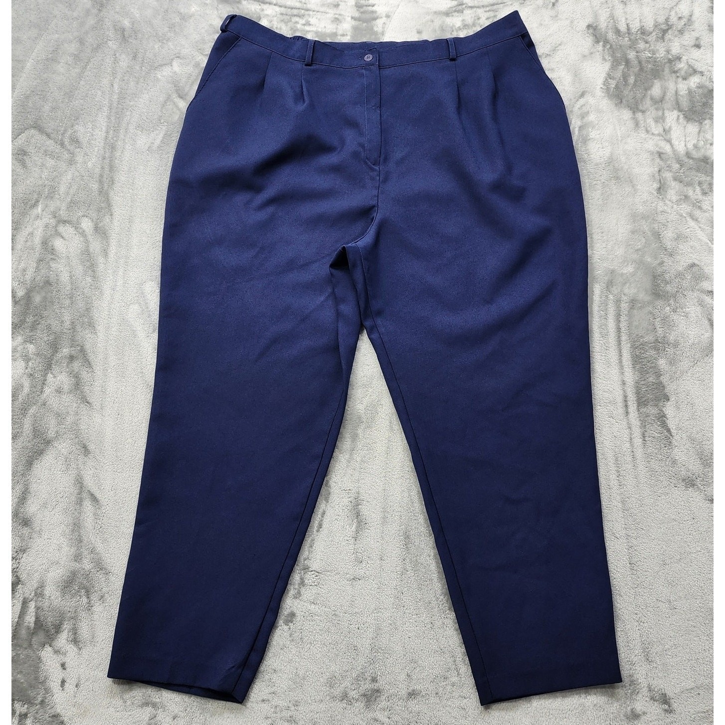 Vintage Studio Works Pants Womens 22WP Blue High Rise Tapered Office Preppy
