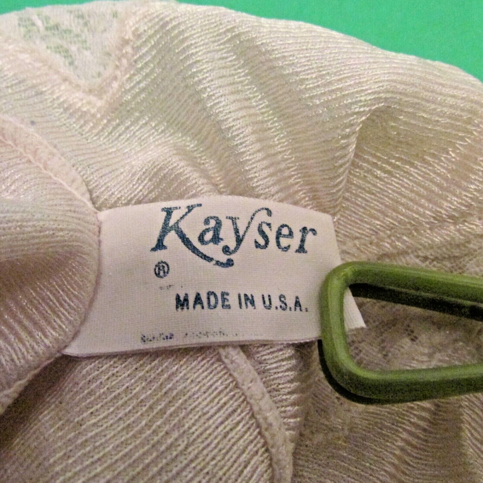 Kayser Lingerie Silky Tricot Nylon Lace One Piece Teddy Bodysuit 32 USA made