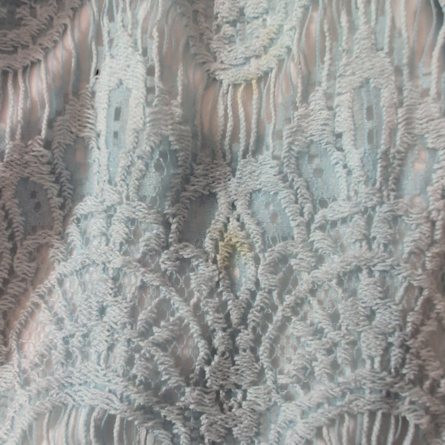y2k 90s lace midi dress L Blue boho Cottagecore Fairy whimsy babydoll festival
