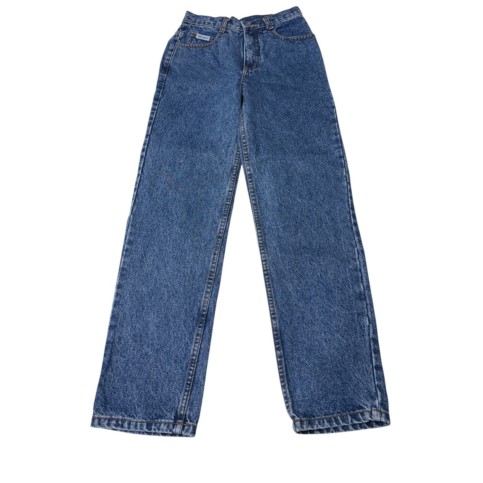 NWOT Vintage 90/80s Guess Jeans 12 Medium Wash Straight Leg Denim USA 24×28